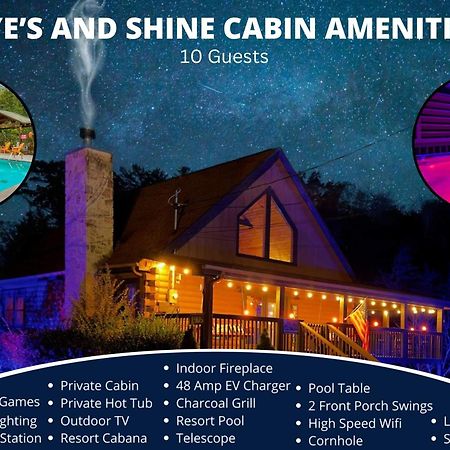 Ryes And Shine Bootlegger'S Cabin! Hot Tub* Pool* Arcade* Billiards *Ev * Pet Friendly Sevierville Extérieur photo