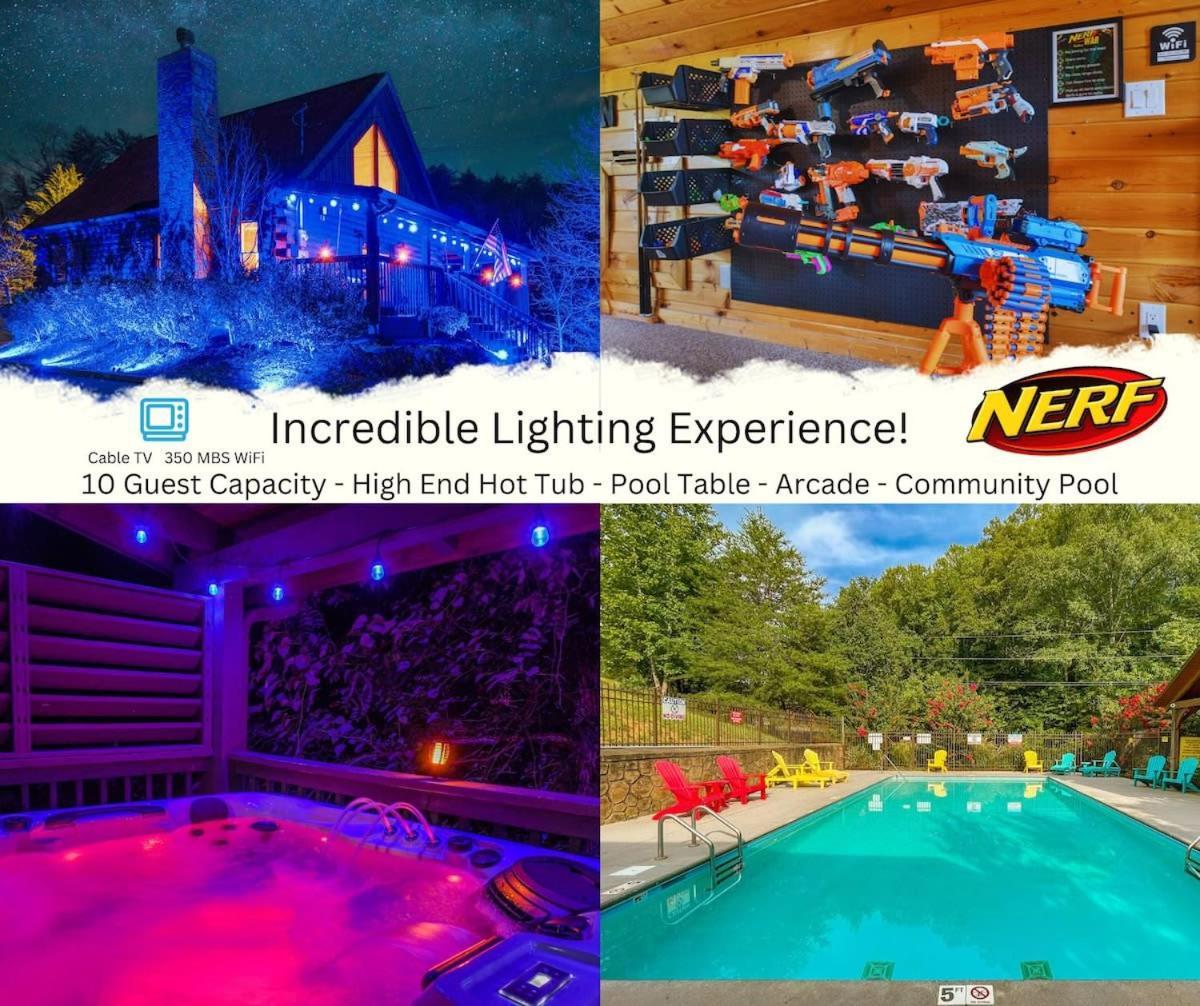 Ryes And Shine Bootlegger'S Cabin! Hot Tub* Pool* Arcade* Billiards *Ev * Pet Friendly Sevierville Extérieur photo