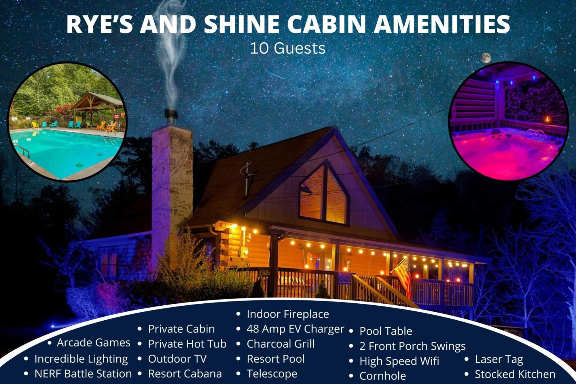 Ryes And Shine Bootlegger'S Cabin! Hot Tub* Pool* Arcade* Billiards *Ev * Pet Friendly Sevierville Extérieur photo